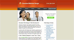 Desktop Screenshot of clevelandwebsitedesign.com